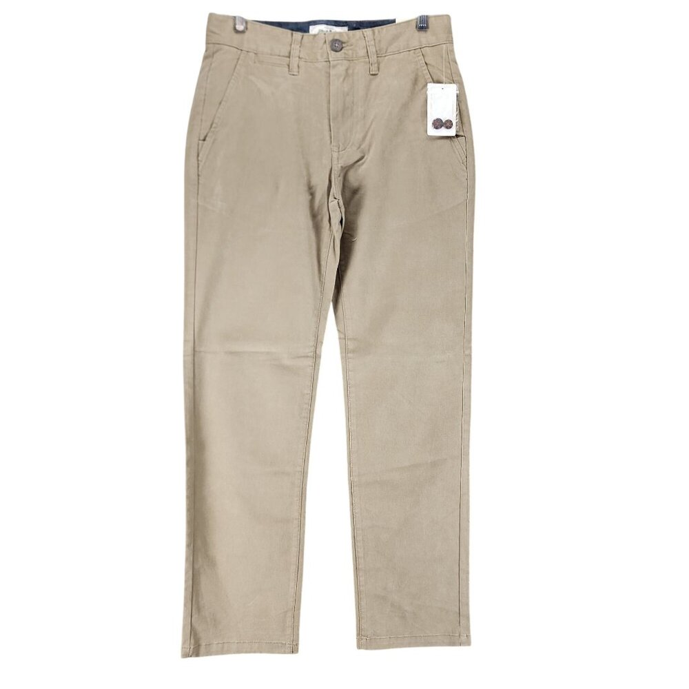 Flag & Anthem Pants Mens 28x32 Tan Stretch Nashville Straight Chino *NWT* - Picture 1 of 15